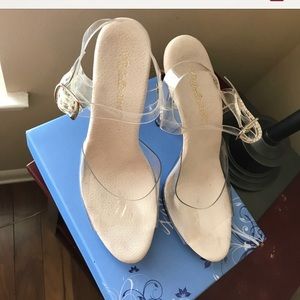 Bikini competition heels clear